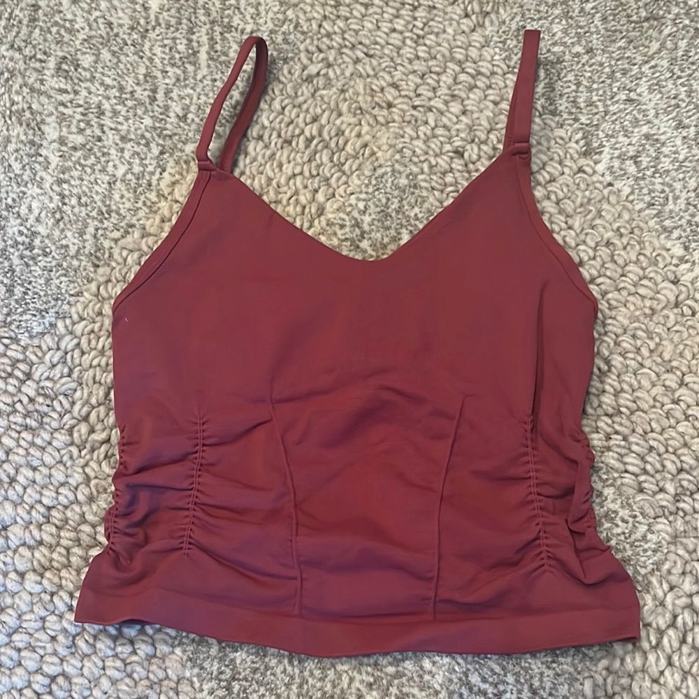 NEW Free People Movement Good Karma Ruched Crop Tank_5